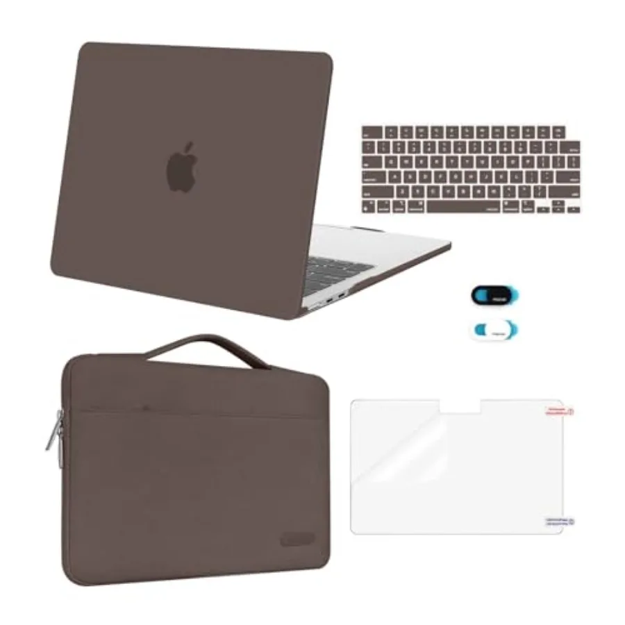 Compatible with MacBook Air 13 inch Case M5 2026 M4 2025 M3 M2 2024-2022 A3449 A3240 A3113 A2681, Hard ShellandSleeve BagandKey
Compatible with MacBook Air 13 inch Case M5 2026 M4 2025 M3 M2 2024-2022 A3449 A3240 A3113 A2681, Hard ShellandSleeve BagandKey