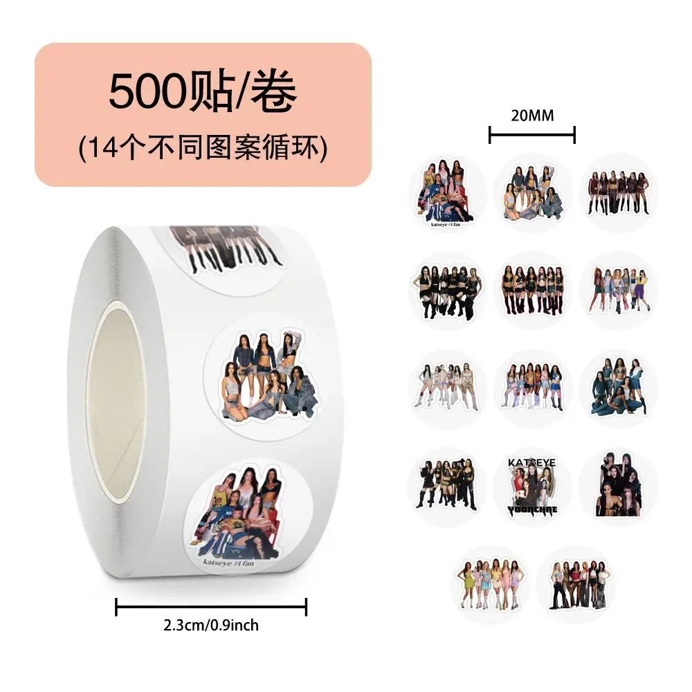 500PCS KATSEYE Girl Group Roll Stickers with High Appearance, Manual Account Support, Decorative Material Stickers, DIY
500PCS KATSEYE Girl Group Roll Stickers with High Appearance, Manual Account Support, Decorative Material Stickers, DIY