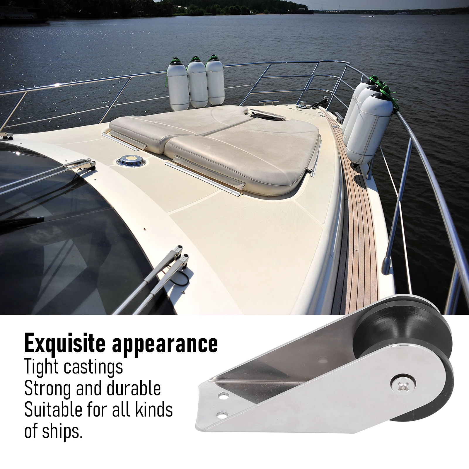 Bow Anchor Roller 316 Stainless Steel Waterproof WearResistant for Yacht Fishing Boat
Bow Anchor Roller 316 Stainless Steel Waterproof WearResistant for Yacht Fishing Boat