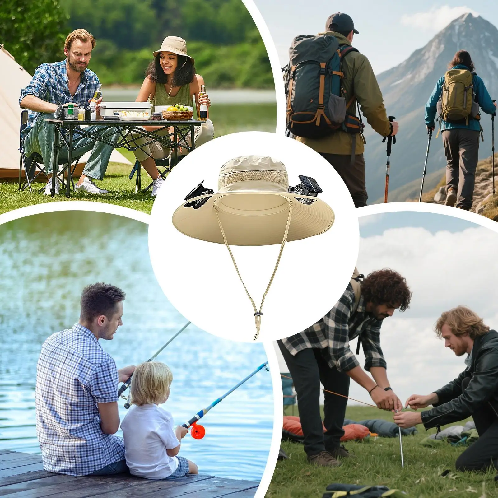 Solar Fan Hats for Men Waterproof Portable Caps Outdoor Sun Hat with Solar Fan for Men Women Beach Camping Fishing Gardening
Solar Fan Hats for Men Waterproof Portable Caps Outdoor Sun Hat with Solar Fan for Men Women Beach Camping Fishing Gardening