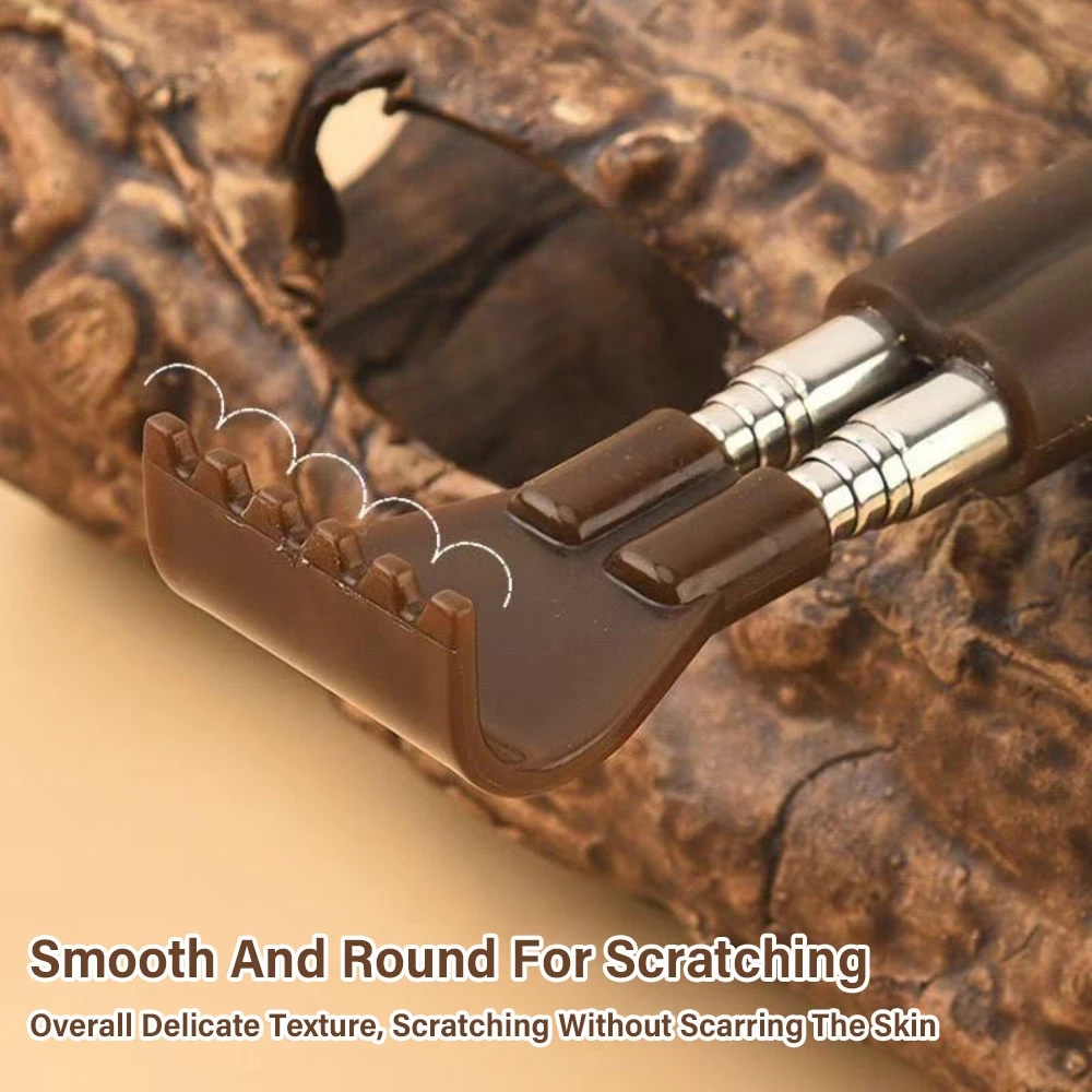 Double-Tube Retractable Scratcher Portable Telescopic Back Scratcher Itch Massage Tool Adjustable Double Pole Scratcher Gift
Double-Tube Retractable Scratcher Portable Telescopic Back Scratcher Itch Massage Tool Adjustable Double Pole Scratcher Gift