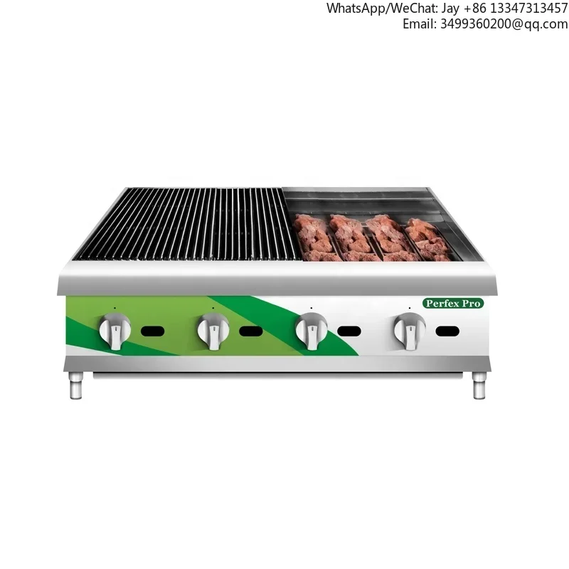 20264 Burner Barbecue Grill Gas Lava Rock Stone Grill Machine Commercial Catering Kitchen Equipment Factory Supply
20264 Burner Barbecue Grill Gas Lava Rock Stone Grill Machine Commercial Catering Kitchen Equipment Factory Supply