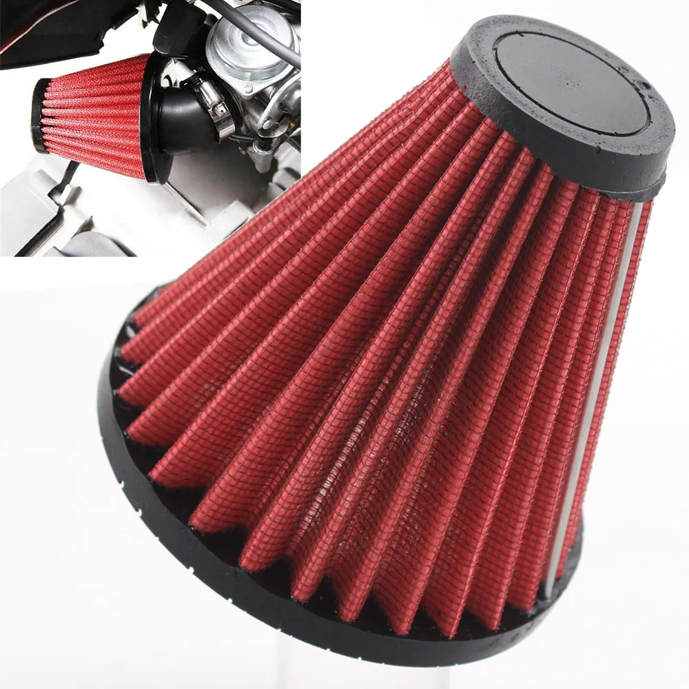 Universal Motorcycle Accessories Improved Air Filter Replacement Conical Filter Element Filter Is Re-Usable For Harley XL 883
Universal Motorcycle Accessories Improved Air Filter Replacement Conical Filter Element Filter Is Re-Usable For Harley XL 883