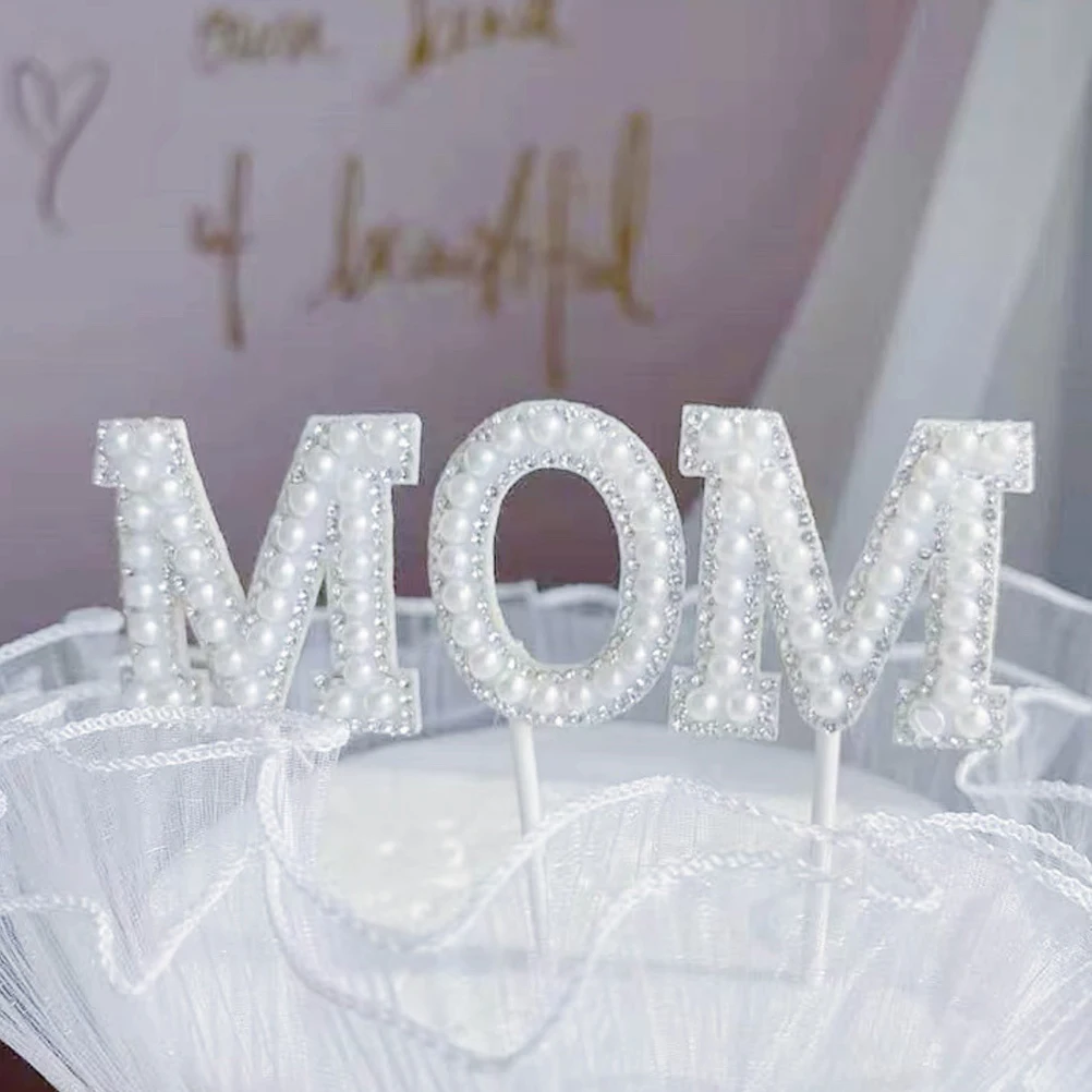 6 set Cake Insert MOM Pink Pearl Cupcake Decor White Sets Mother's Day Cupcake Topper Paper Flag Ornament Mom Gifts
6 set Cake Insert MOM Pink Pearl Cupcake Decor White Sets Mother's Day Cupcake Topper Paper Flag Ornament Mom Gifts