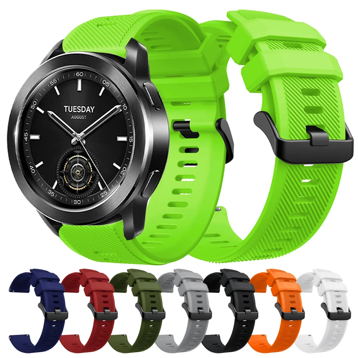For Xiaomi Watch S3 S2 S1 silicone Strap Sports wristband Smart Watch Replacement Haylou Solar LS05/Plus/Lite/GTS lite Watchband
For Xiaomi Watch S3 S2 S1 silicone Strap Sports wristband Smart Watch Replacement Haylou Solar LS05/Plus/Lite/GTS lite Watchband