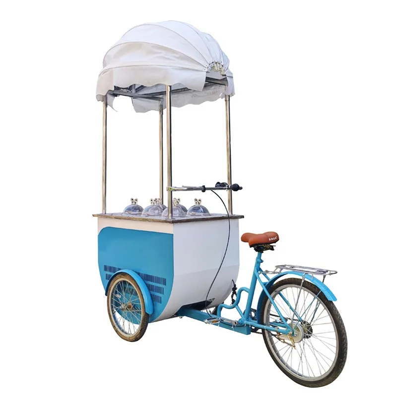 Mobile Supermarket Push Ice Cream Cart Outdoor Italian Gelato Bike Modern Design Fast Food Kiosk Cart Trailer
Mobile Supermarket Push Ice Cream Cart Outdoor Italian Gelato Bike Modern Design Fast Food Kiosk Cart Trailer