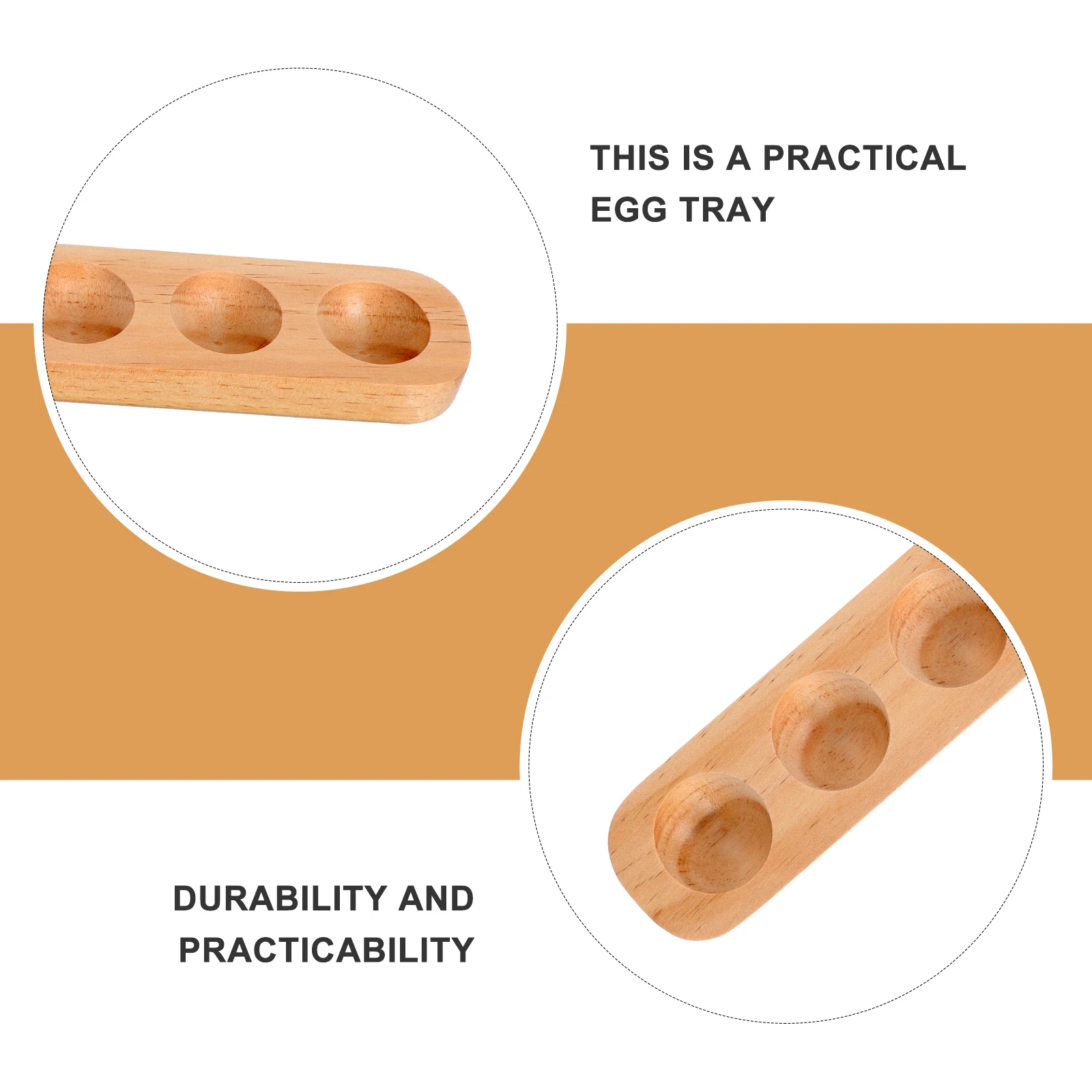 Wooden Egg Tray Holder for 6 Eggs Storage Plate Organizer Dispenser Home Decor Gift Kitchen Accessory Household Item
Wooden Egg Tray Holder for 6 Eggs Storage Plate Organizer Dispenser Home Decor Gift Kitchen Accessory Household Item