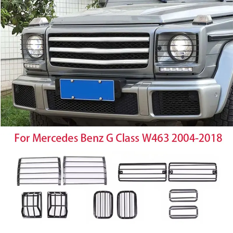 For Mercedes Benz G class W463 2004-2018 Car Headlight Protective Cover Turn Signal Fog Light Protective Cover Car Accessories
For Mercedes Benz G class W463 2004-2018 Car Headlight Protective Cover Turn Signal Fog Light Protective Cover Car Accessories