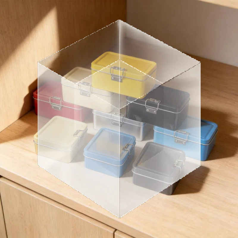 Locking Buckle Storage Tin Box Rust-Resistant Metal Iron Box with Lid for Collectible Coins Trinkets Keepsakes Gift Packing
Locking Buckle Storage Tin Box Rust-Resistant Metal Iron Box with Lid for Collectible Coins Trinkets Keepsakes Gift Packing