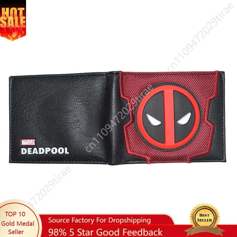PVC Hero Deadpool Wallet Cute Design High Quality Short Purse with Coin Pocket for Young Cosplay Accessories
PVC Hero Deadpool Wallet Cute Design High Quality Short Purse with Coin Pocket for Young Cosplay Accessories
