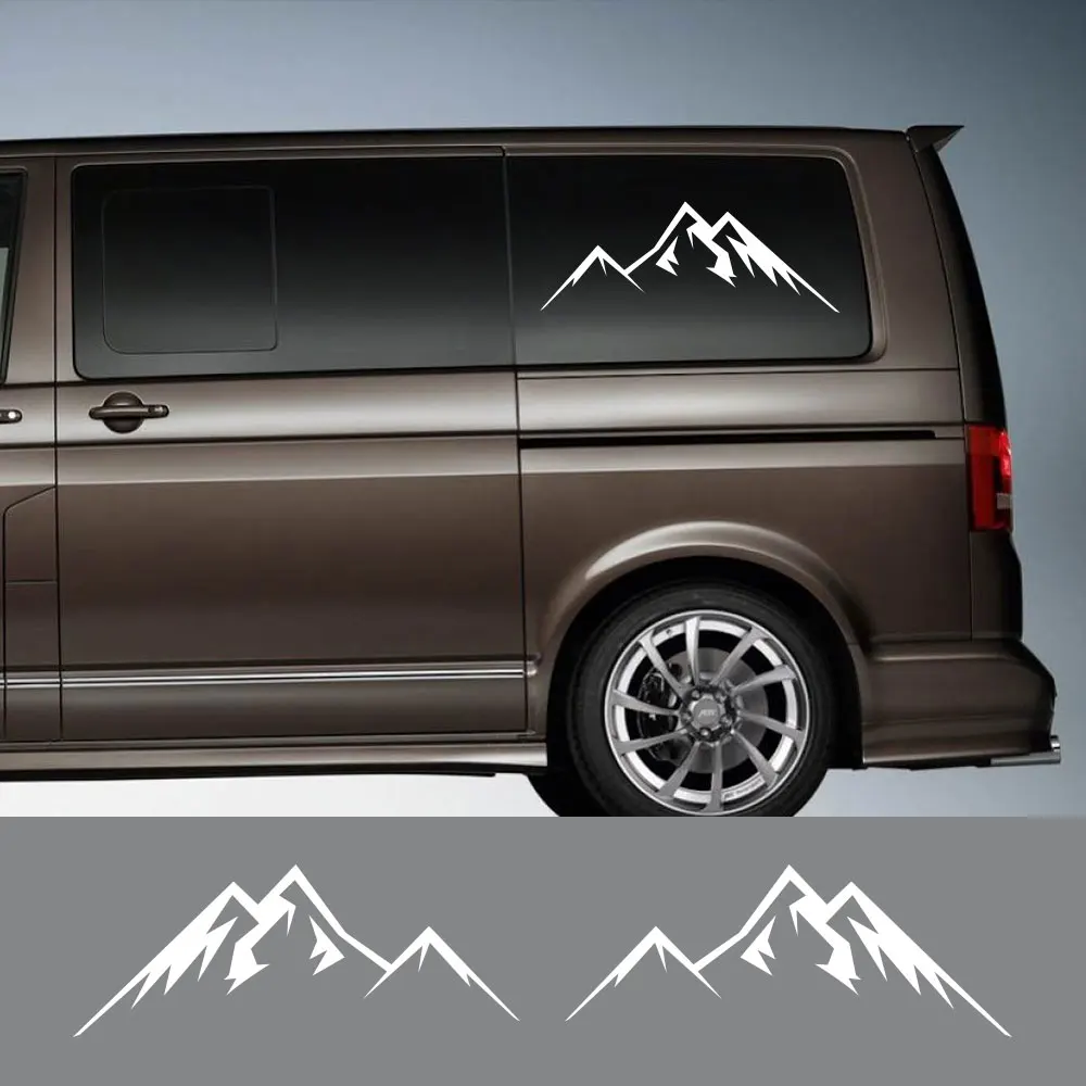 2PCS Car Stickers Camper Van Custom Mountain Graphics Vinyl Decals Tuning Auto Window Body Rear Tail Sticker Decor Accessories
2PCS Car Stickers Camper Van Custom Mountain Graphics Vinyl Decals Tuning Auto Window Body Rear Tail Sticker Decor Accessories