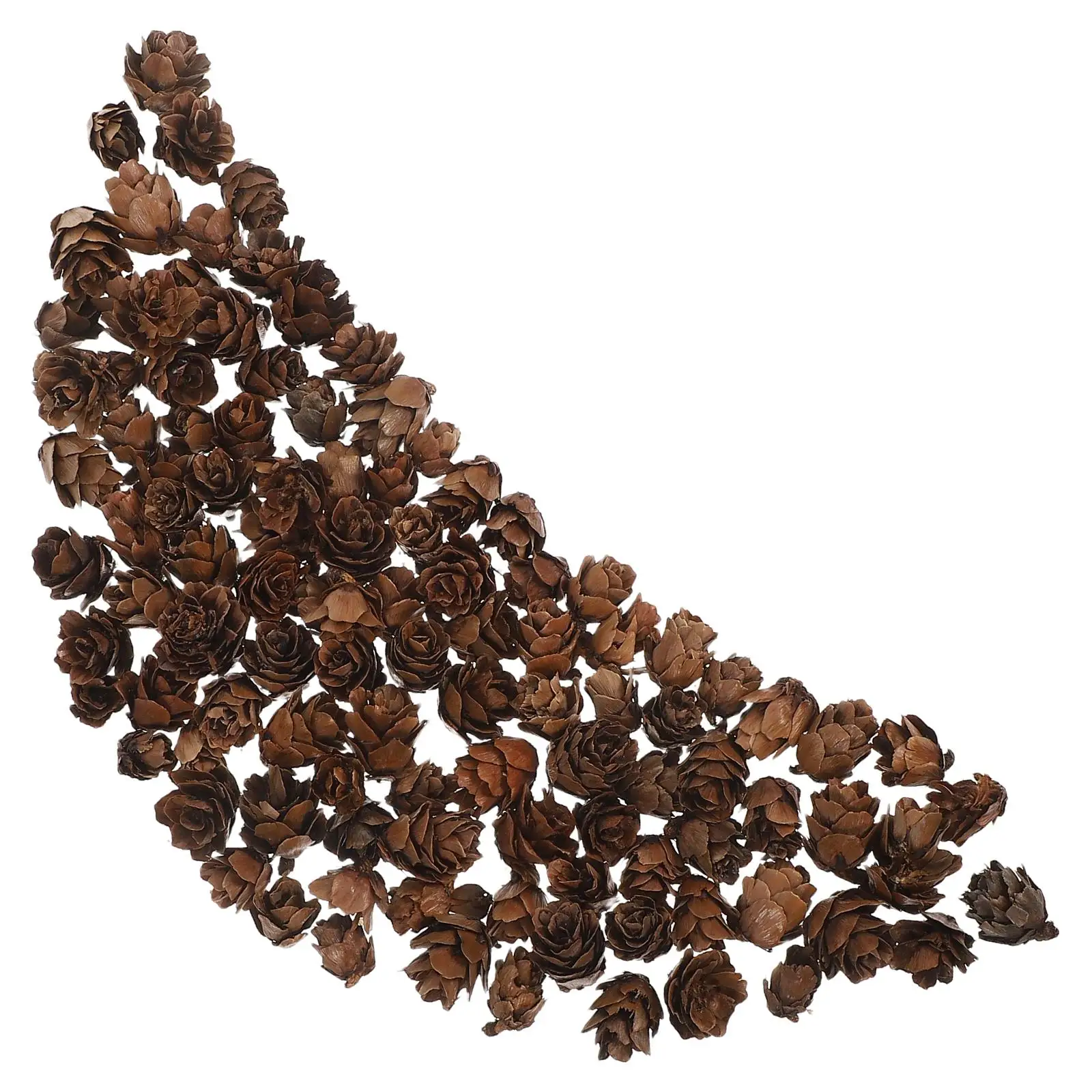 100 Pcs Songhwa Photo Props Christmas Pine Cone Ornament Frosted Garland Plant Hanging Ornaments Wooden Artificial Fall
100 Pcs Songhwa Photo Props Christmas Pine Cone Ornament Frosted Garland Plant Hanging Ornaments Wooden Artificial Fall