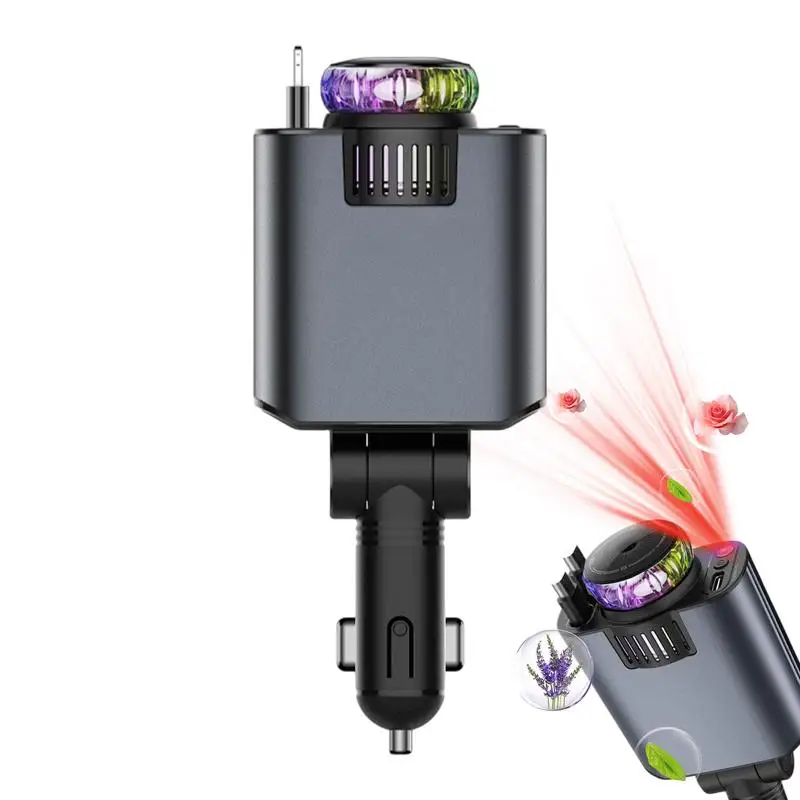 Cell Phone Automobile Chargers 66W Retractable Multifunction Quick Car Charger Star Night Projector Lamp Auto Accessories
Cell Phone Automobile Chargers 66W Retractable Multifunction Quick Car Charger Star Night Projector Lamp Auto Accessories