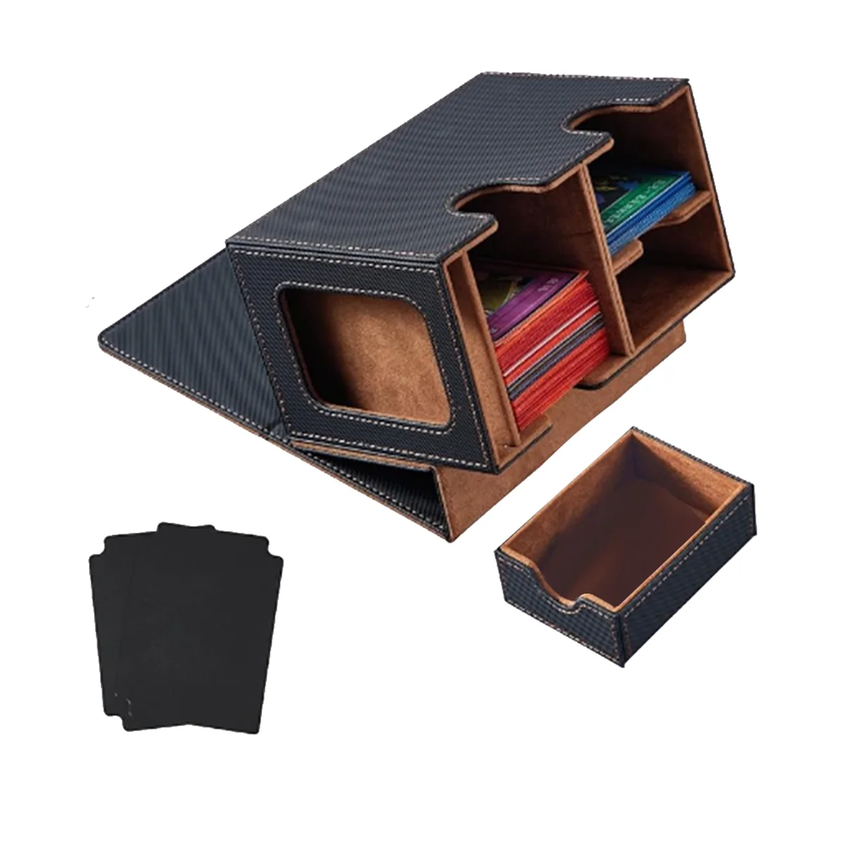 A14M Card Deck Box Card Display with Dice Tray Deck Box Deck Box Holding 160+ Trading Card Storage Box Deck Box Gold
A14M Card Deck Box Card Display with Dice Tray Deck Box Deck Box Holding 160+ Trading Card Storage Box Deck Box Gold