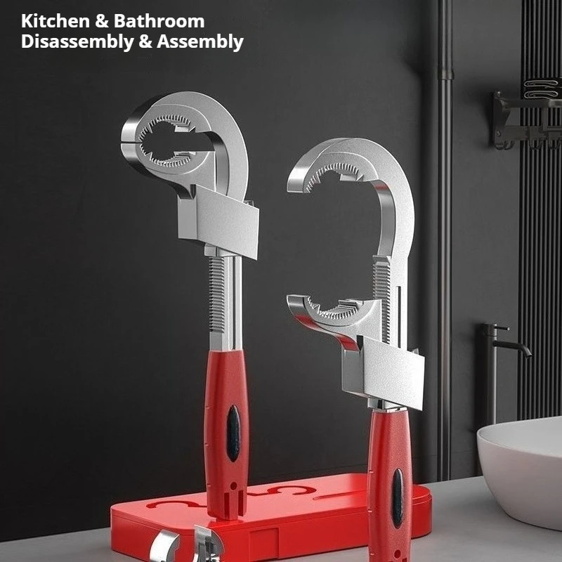 Multi-functional Sink Wrench Universal Large Open Faucet Bathroom Special Household Water Pipe Installation Tools
Multi-functional Sink Wrench Universal Large Open Faucet Bathroom Special Household Water Pipe Installation Tools