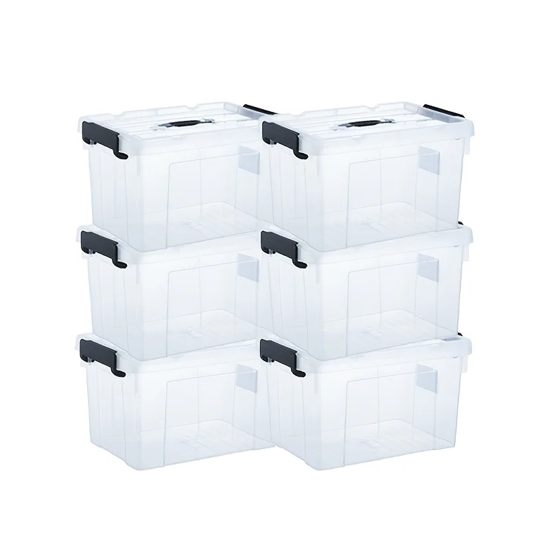 8Qt/15Qt Mini Clear Plastic Storage Boxes with Lids, Non-Toxic, BPA Free, Odor Free, Storage Boxes, Stackable Plastic Suitcases for Home, Garage, School And Office
8Qt/15Qt Mini Clear Plastic Storage Boxes with Lids, Non-Toxic, BPA Free, Odor Free, Storage Boxes, Stackable Plastic Suitcases for Home, Garage, School And Office