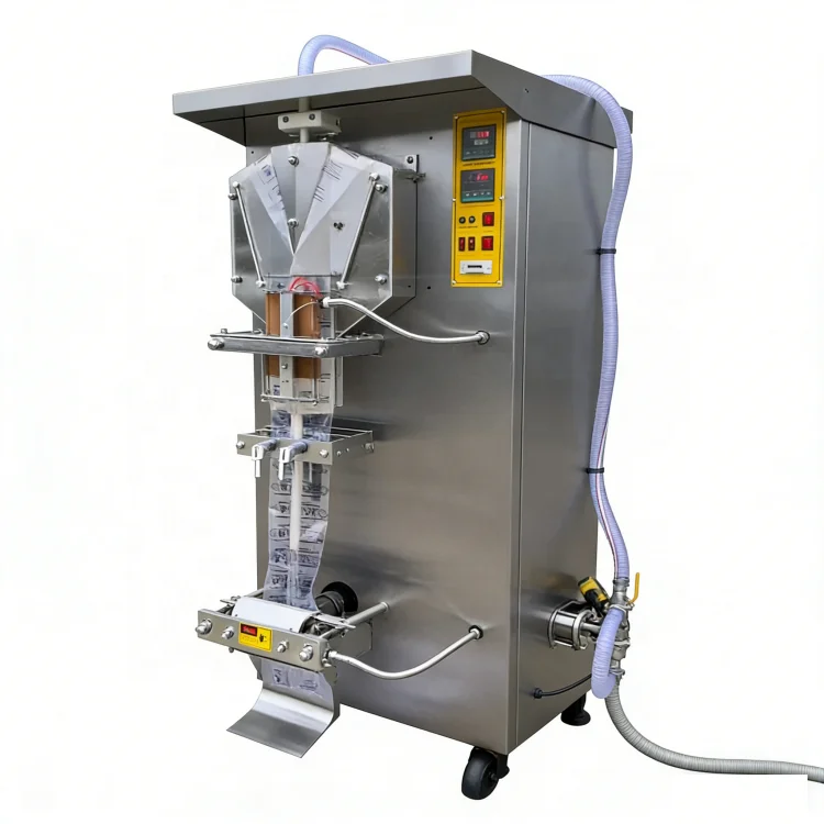 Water Juice Milk PE Film Bag Milk Pouch Packing Machine
Water Juice Milk PE Film Bag Milk Pouch Packing Machine