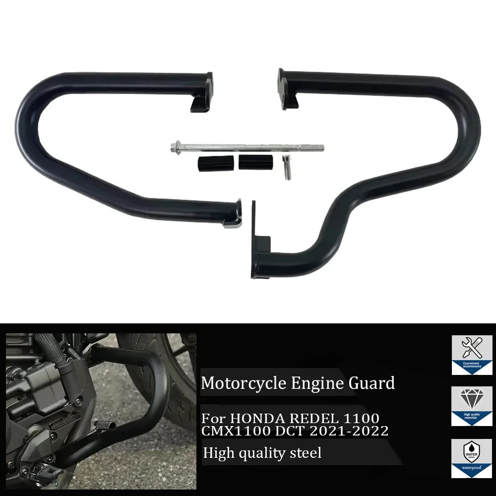 For HONDA REDEL 1100 CMX1100 DCT 2021-2022 Motorcycle Accessories Engine Bumper Engine Guard Crash Bar Frame Protector
For HONDA REDEL 1100 CMX1100 DCT 2021-2022 Motorcycle Accessories Engine Bumper Engine Guard Crash Bar Frame Protector