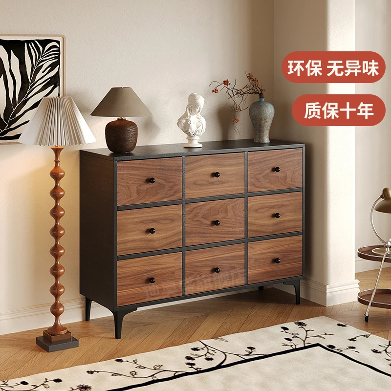 Solid wood antique chest, bedside drawer cabinet, locker, retro living room against the wall, six chest cabinets, storage cabine
Solid wood antique chest, bedside drawer cabinet, locker, retro living room against the wall, six chest cabinets, storage cabine