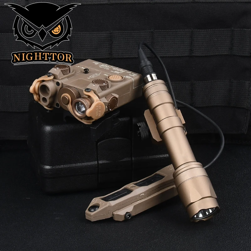 Tactical DBAL-A2 Tactical Airsoft Green Red Blue Indicator Surefir M300 M600 Flashlight Dual Control Switch PEQ Accessories
Tactical DBAL-A2 Tactical Airsoft Green Red Blue Indicator Surefir M300 M600 Flashlight Dual Control Switch PEQ Accessories