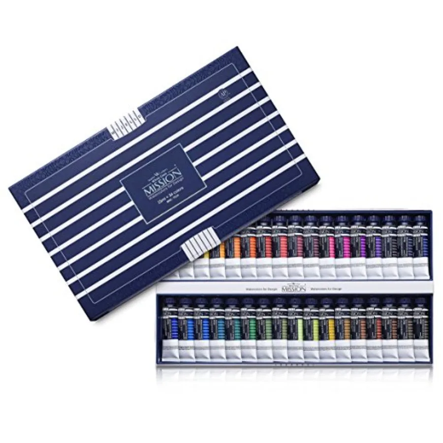 Water color MISSION White Class Watercolors 34pcs x 15ml
Water color MISSION White Class Watercolors 34pcs x 15ml