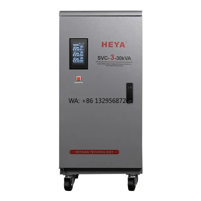 30KVA Automatic Voltage Regulator 220V Safe AC Voltage Stabilizer for SVC Use Three Phase 380V Input Voltage Protector
30KVA Automatic Voltage Regulator 220V Safe AC Voltage Stabilizer for SVC Use Three Phase 380V Input Voltage Protector