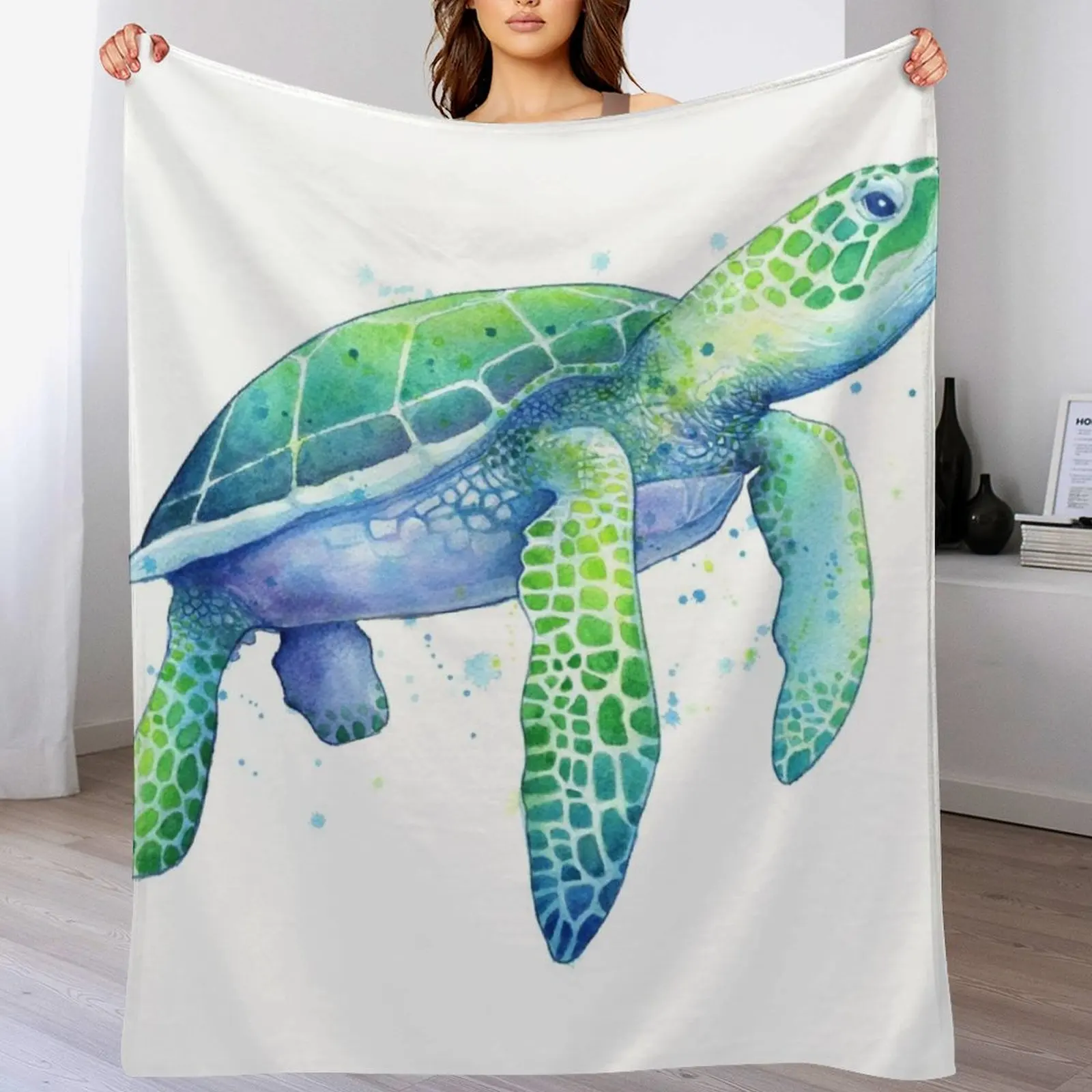 Green Sea Turtle Throw Blanket Long Lasting Soft Plush Blanket for Daily Use
Green Sea Turtle Throw Blanket Long Lasting Soft Plush Blanket for Daily Use