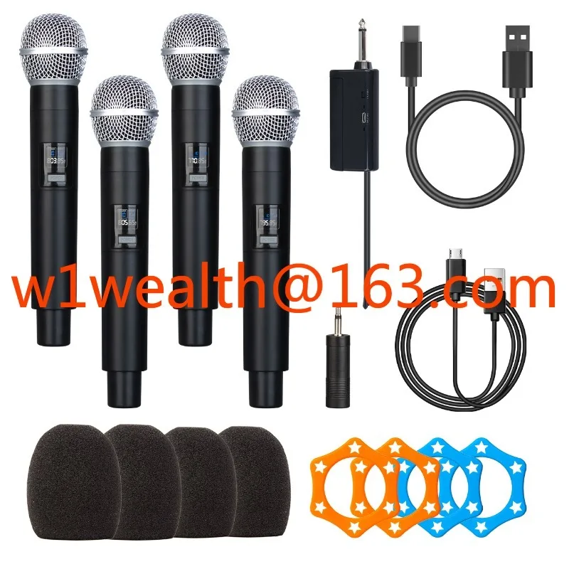 Лидер продаж S4 профессиональный перезаряжаемый ручной 4-канальный UHF беспроводной динамический микрофон с приемником рабочий диапазон 200 футов
Лидер продаж S4 профессиональный перезаряжаемый ручной 4-канальный UHF беспроводной динамический микрофон с приемником рабочий диапазон 200 футов