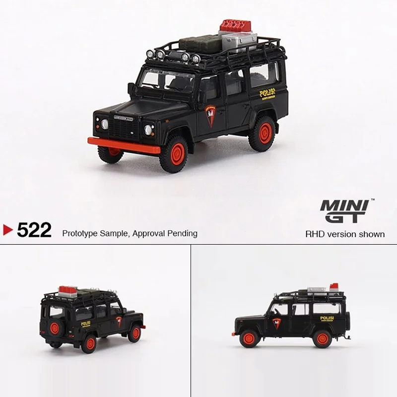 Мини GT 1:64 модель автомобиля LandR 110 внедорожник из сплава Индонезийская версия
Мини GT 1:64 модель автомобиля LandR 110 внедорожник из сплава Индонезийская версия
