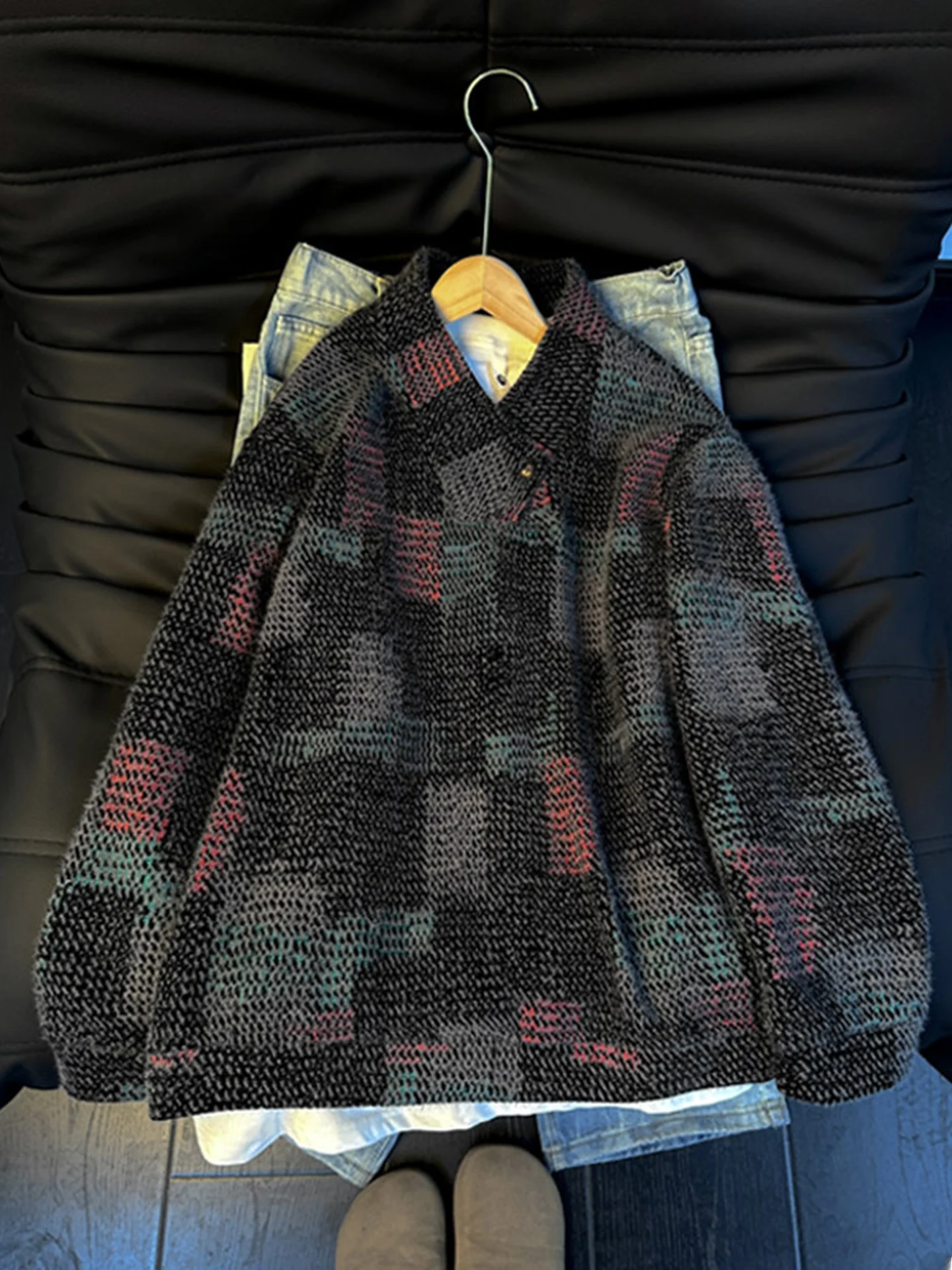 Мужская толстовка в клетку с перекрестным воротником, длинный рукав, весенняя новинка, американский стиль, плотный трикотаж, повседневный фасон
Мужская толстовка в клетку с перекрестным воротником, длинный рукав, весенняя новинка, американский стиль, плотный трикотаж, повседневный фасон