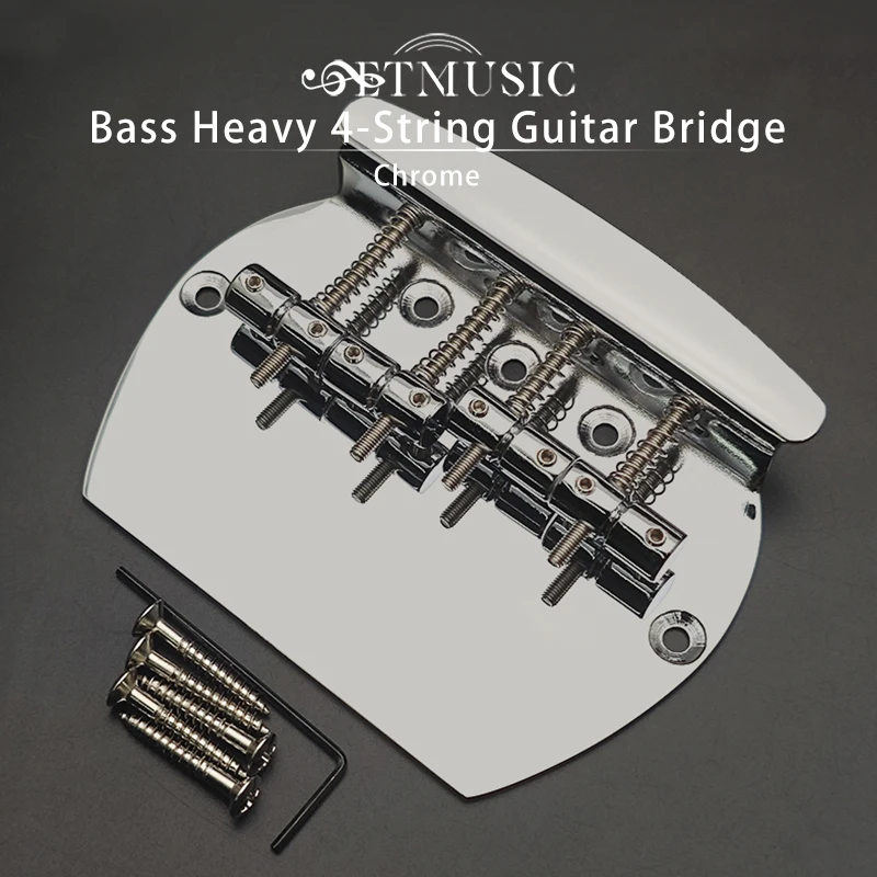 Bass Bridge Heavy 4 String Curved Bass Guitar Bridge for Electric Bass Chrome
Bass Bridge Heavy 4 String Curved Bass Guitar Bridge for Electric Bass Chrome