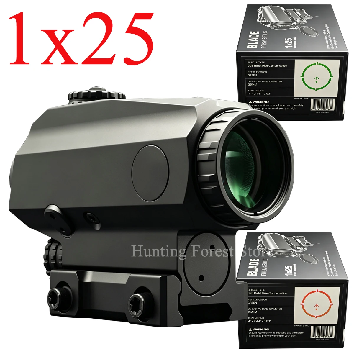 1X25 Prism Scope Red Green BRC Reticle Bullet Rise Compensating Optic Tactical Hunting Rifle Scope with Full Markings
1X25 Prism Scope Red Green BRC Reticle Bullet Rise Compensating Optic Tactical Hunting Rifle Scope with Full Markings