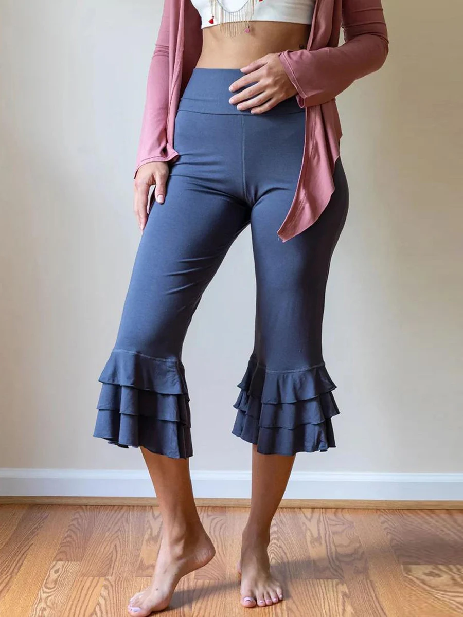 Y2K Vintage Women Girls Capri Yoga Pants Workout Leggings High Waist Tummy Control Ruffle Pencil Pants Fitness Leggings
Y2K Vintage Women Girls Capri Yoga Pants Workout Leggings High Waist Tummy Control Ruffle Pencil Pants Fitness Leggings