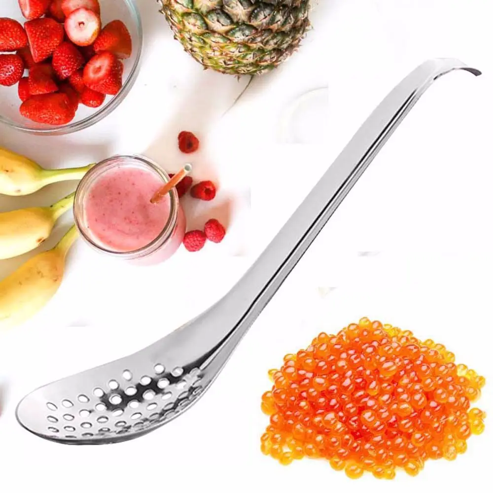 Home Stainless Steel Cooking Strainer Dinner Slotted Spoon Kitchen Gadgets Kitchen Tool Caviar Spoon
Home Stainless Steel Cooking Strainer Dinner Slotted Spoon Kitchen Gadgets Kitchen Tool Caviar Spoon