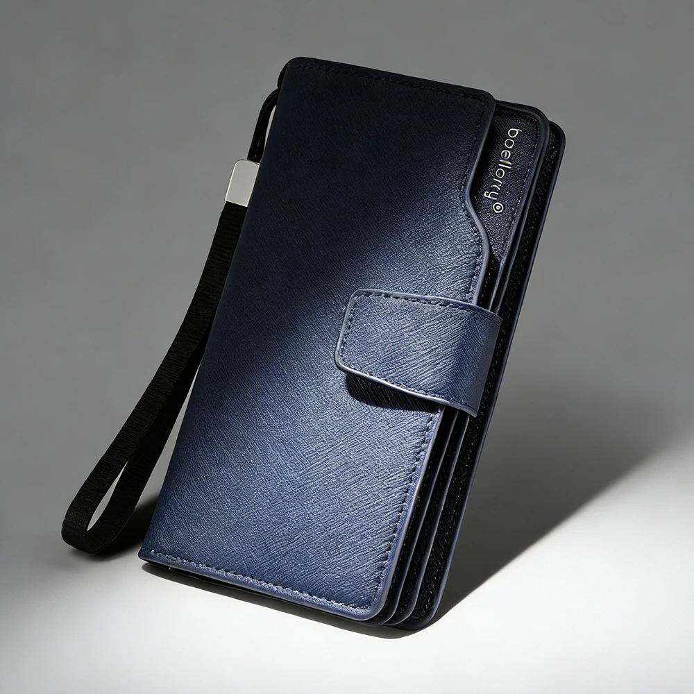 Новые высококачественные мужские длинные кошельки с держателем для карт, повседневная мужская сумка большой емкости с пряжкой на молнии, зажим для денег для мужчин
Новые высококачественные мужские длинные кошельки с держателем для карт, повседневная мужская сумка большой емкости с пряжкой на молнии, зажим для денег для мужчин