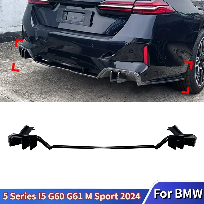 For BMW 5 Series I5 G60 G61 M Sport 2024 Rear Bumper Diffuser Lip Side Spoiler Corner Covers Splitter Protector Body Kit Tuning
For BMW 5 Series I5 G60 G61 M Sport 2024 Rear Bumper Diffuser Lip Side Spoiler Corner Covers Splitter Protector Body Kit Tuning