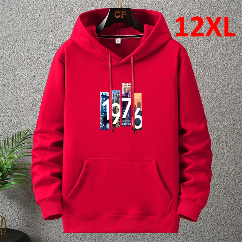 Plus Size 12XL 10XL Hoodies Men Autumn Winter Thick Fleece Hoodie Male Big Size 12XL Print Hooded Pullover Loose Hoodies Red
Plus Size 12XL 10XL Hoodies Men Autumn Winter Thick Fleece Hoodie Male Big Size 12XL Print Hooded Pullover Loose Hoodies Red
