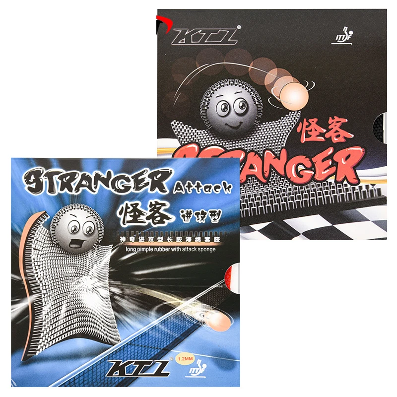 KTL stranger table tennis rubber attack long pimples fast attack with loop ping pong racket
KTL stranger table tennis rubber attack long pimples fast attack with loop ping pong racket