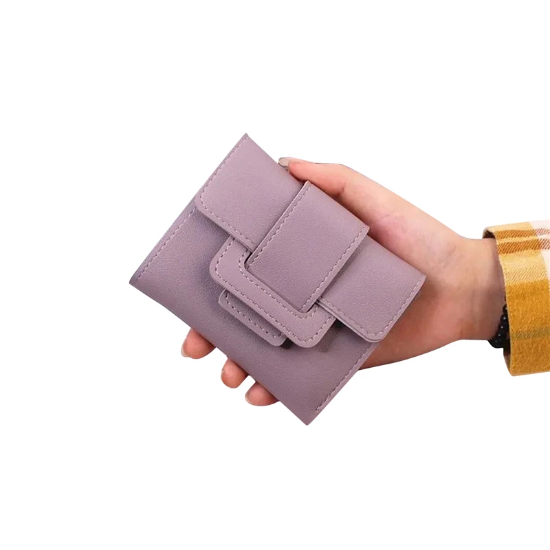 Women Wallets PU Leather Female Purse Mini Student Korean Edition Fashionable, Cute, Small And Portable Change Bag Card Bag
Women Wallets PU Leather Female Purse Mini Student Korean Edition Fashionable, Cute, Small And Portable Change Bag Card Bag