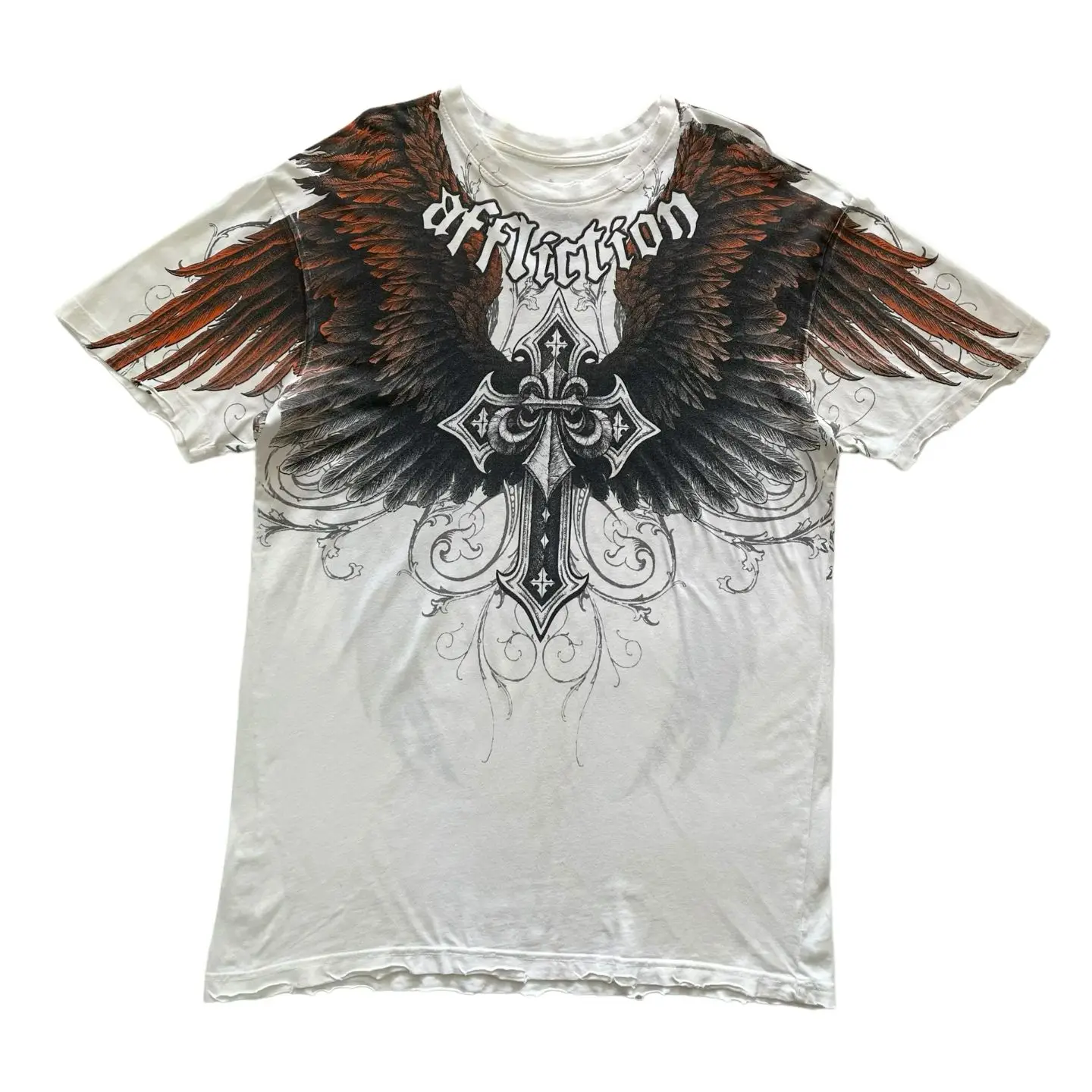 Affliction Colorful Wings Printed Short Sleeves Man American Y2K Summer Cotton Round Neck NEW High Street Couple Leisure T shirt
Affliction Colorful Wings Printed Short Sleeves Man American Y2K Summer Cotton Round Neck NEW High Street Couple Leisure T shirt