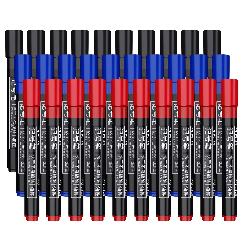 Alcohol 3mm Tip Black Marker Pen With Multiple Surfaces For Permanent Waterproof Writing For Metal Glass Wood Paper Logistics
Alcohol 3mm Tip Black Marker Pen With Multiple Surfaces For Permanent Waterproof Writing For Metal Glass Wood Paper Logistics