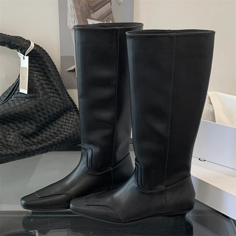 Eilyken/2026, сапоги до колена в стиле панк с острым носком, женская обувь на низком каблуке, зимняя современная длинная обувь Bota Feminina 
Eilyken/2026, сапоги до колена в стиле панк с острым носком, женская обувь на низком каблуке, зимняя современная длинная обувь Bota Feminina