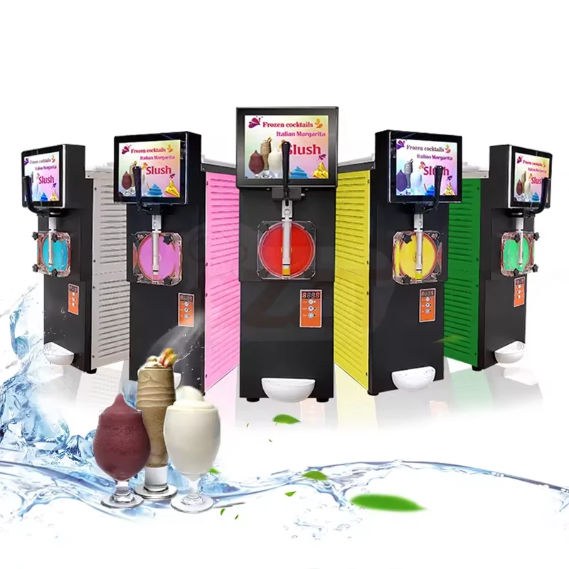 Commercial Snow Mud Machine Single Can Frozen Beverage Machine Pineapple Strawberry Flavor Smoothie Machine
Commercial Snow Mud Machine Single Can Frozen Beverage Machine Pineapple Strawberry Flavor Smoothie Machine