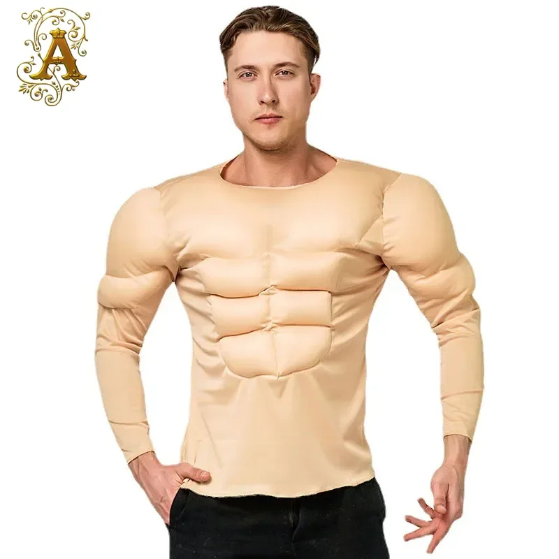 Adult Muscle Outfit Funny Dress Up Festival Party Wear False Abs Cosplay Clothing Stage Performance Prank Clothing Prop
Adult Muscle Outfit Funny Dress Up Festival Party Wear False Abs Cosplay Clothing Stage Performance Prank Clothing Prop