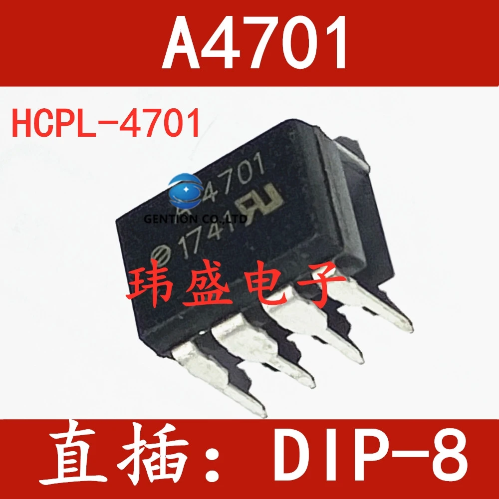 10 шт. A4701 HCPL-4701 высокоскоростная оптическая муфта фотоэлектрический чип в DIP-8 в наличии 100% новый и оригинальный
10 шт. A4701 HCPL-4701 высокоскоростная оптическая муфта фотоэлектрический чип в DIP-8 в наличии 100% новый и оригинальный