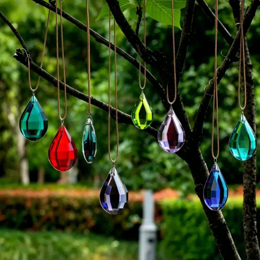 Crystal Drop Prisms 38mm Lute Shaped10Pcs Colorful Suncatcher Faceted Chandelier Pendant Hanging Ornament Lamp Lighting Decor
Crystal Drop Prisms 38mm Lute Shaped10Pcs Colorful Suncatcher Faceted Chandelier Pendant Hanging Ornament Lamp Lighting Decor