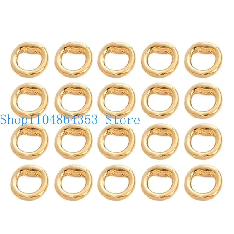 652F Jewelry Designers' Connector Rings Practical Finish Double Hole Connectors End Bead Findings for Craft Enthusiasts
652F Jewelry Designers' Connector Rings Practical Finish Double Hole Connectors End Bead Findings for Craft Enthusiasts