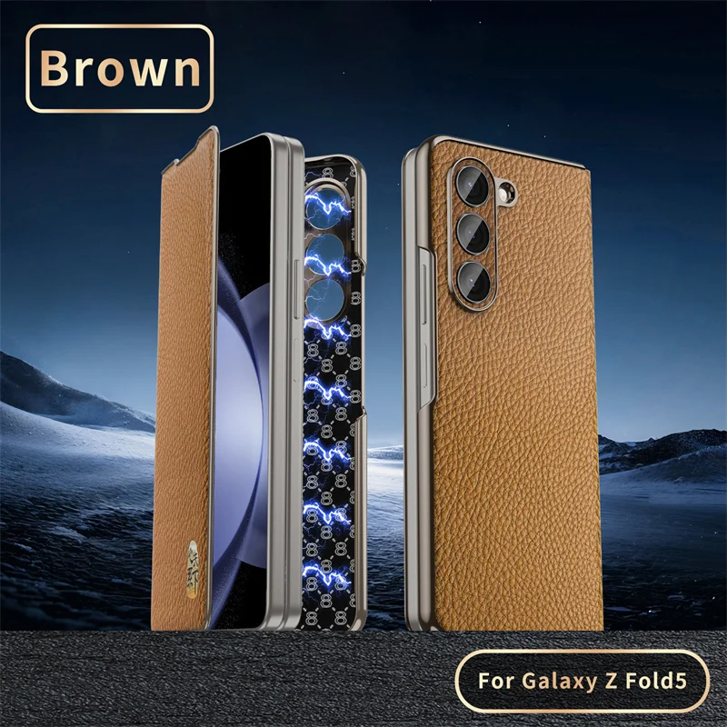 Luxury Genuine Leather For Samsung Galaxy Z Fold 7 6 5 5G Phone Case New Flip Magnetic Leather Full Protective Shockproof Cover
Luxury Genuine Leather For Samsung Galaxy Z Fold 7 6 5 5G Phone Case New Flip Magnetic Leather Full Protective Shockproof Cover