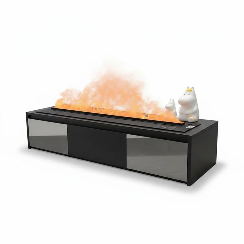 Water Vapor Fireplace, 304 Stainless Steel 3D Flame Humidifier, 700-2000mm LED Decorative Electric Fogging Fireplace
Water Vapor Fireplace, 304 Stainless Steel 3D Flame Humidifier, 700-2000mm LED Decorative Electric Fogging Fireplace