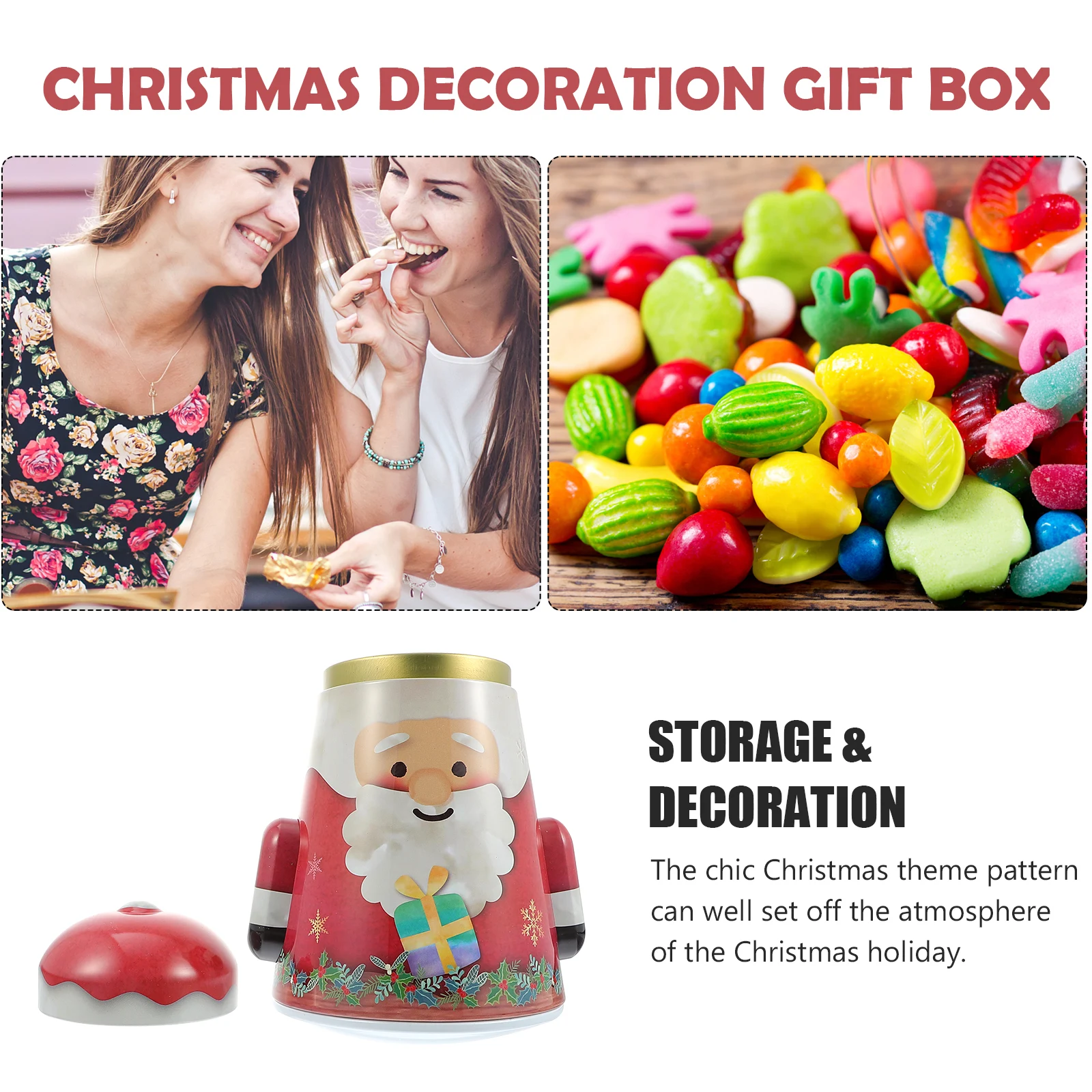 Christmas Gift Box Small Elder Iron Storage Tin Cookies Container Decorative Packaging Christmas Theme Present Box
Christmas Gift Box Small Elder Iron Storage Tin Cookies Container Decorative Packaging Christmas Theme Present Box